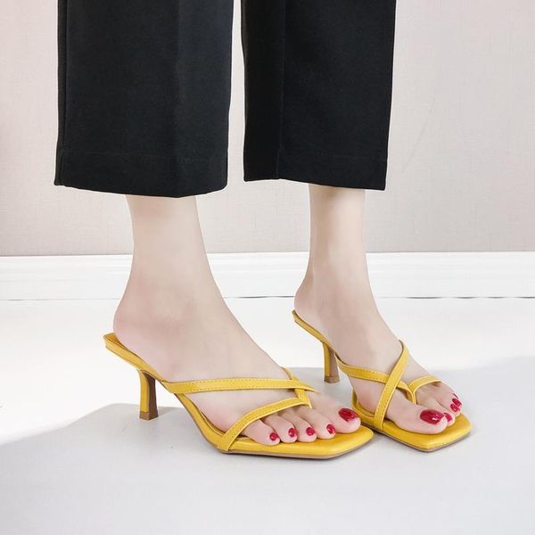 slippers thin heel ladies summer high women casual pumps slip-on wedge holiday slides female shoes, Black
slippers thin heel ladies summer high women casual pumps slip-on wedge holiday slides female shoes, Black