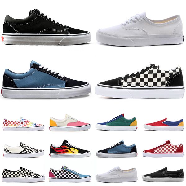 men women running shoes old skool canvas sneakers slip on classic black triple white red blue checkerboard flames mens trainers outdoor skat
men women running shoes old skool canvas sneakers slip on classic black triple white red blue checkerboard flames mens trainers outdoor skat