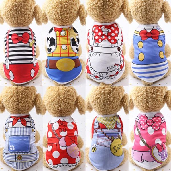 summer pet dog cats shirts clothes fashion cartoon puppy vest costume apparel cute clothing breathable
summer pet dog cats shirts clothes fashion cartoon puppy vest costume apparel cute clothing breathable