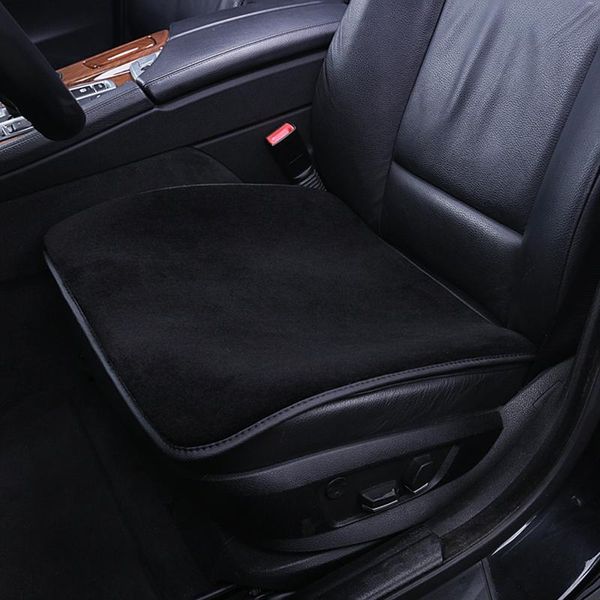 car seat covers 2pcs front cushion winter artificial cashmere cover universal pure colors warm plush square pad / 1 rear mats 
car seat covers 2pcs front cushion winter artificial cashmere cover universal pure colors warm plush square pad / 1 rear mats