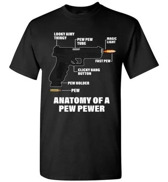 anatomy of a pew pewer t-shirt for men meme gun right 2nd amendment tee gifts, White;black
anatomy of a pew pewer t-shirt for men meme gun right 2nd amendment tee gifts, White;black