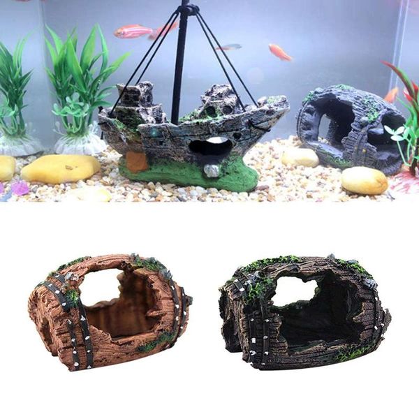 decorations synthetic resin aquarium landscaping decors fish tank hiding cave artificial barrel accessories diy home decoration
decorations synthetic resin aquarium landscaping decors fish tank hiding cave artificial barrel accessories diy home decoration