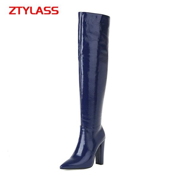 boots big size 34-43 women fashion zipper pointed toe over the knee ladies autumn winter square high heel, Black
boots big size 34-43 women fashion zipper pointed toe over the knee ladies autumn winter square high heel, Black