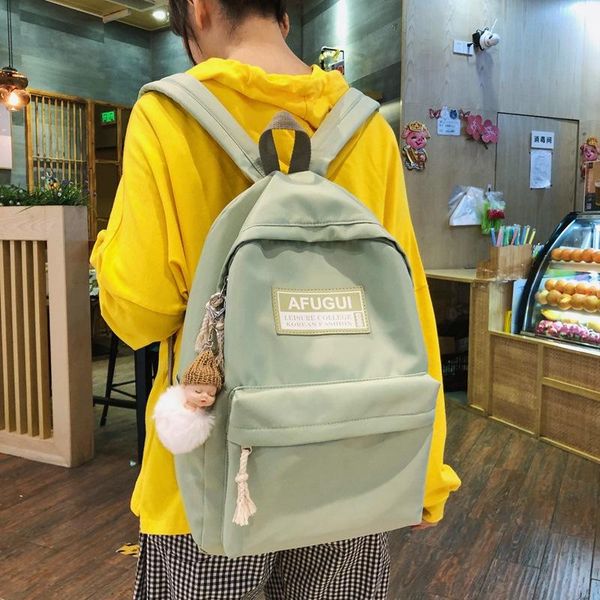 backpack women's 2021 style brand fashion ins-style high school college student bag korean-style versatile ny bags
backpack women's 2021 style brand fashion ins-style high school college student bag korean-style versatile ny bags
