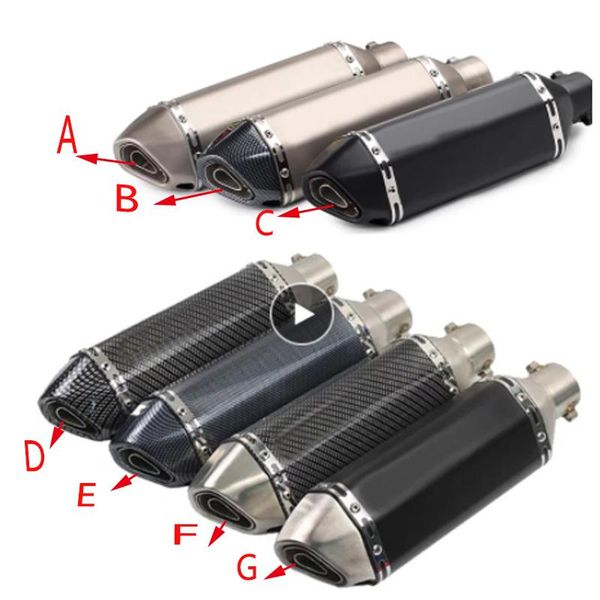 motorcycle exhaust system alconstar- 51mm universal ak yoshimura muffler pipe escape moto for akrapovic db killer scooter pcx
motorcycle exhaust system alconstar- 51mm universal ak yoshimura muffler pipe escape moto for akrapovic db killer scooter pcx