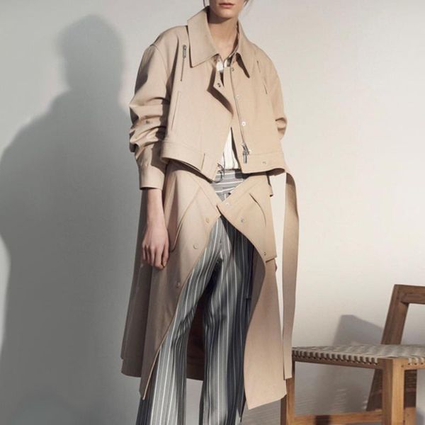 women's trench coats nanastyle autumn detachable coat for women two wear windbreaker high waist with belt female clothes fashion khaki, Tan;black
women's trench coats nanastyle autumn detachable coat for women two wear windbreaker high waist with belt female clothes fashion khaki, Tan;black