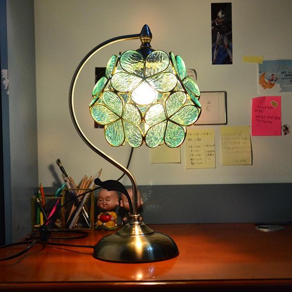 table lamps tiffany retro modern bedroom bedside lights personality glass petal light coffee shop decoration night
table lamps tiffany retro modern bedroom bedside lights personality glass petal light coffee shop decoration night