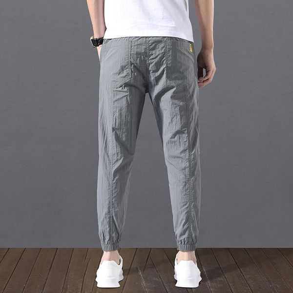 men's pants fashion girl casual capris trend versatile loose sports ice silk summer kpop thin leggings, Black
men's pants fashion girl casual capris trend versatile loose sports ice silk summer kpop thin leggings, Black