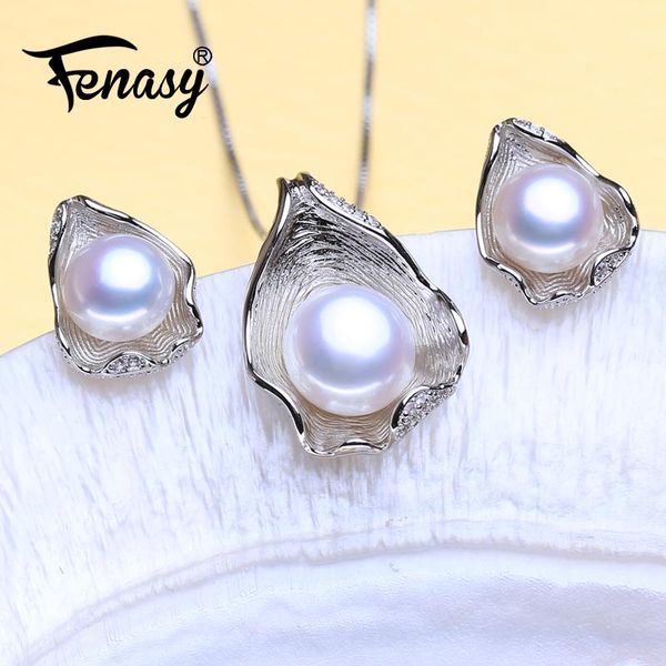 sterling silver jewelry sets natural pearl pendant necklaces for women shell shape trendy stud earrings bracelet, & necklace, Black
sterling silver jewelry sets natural pearl pendant necklaces for women shell shape trendy stud earrings bracelet, & necklace, Black