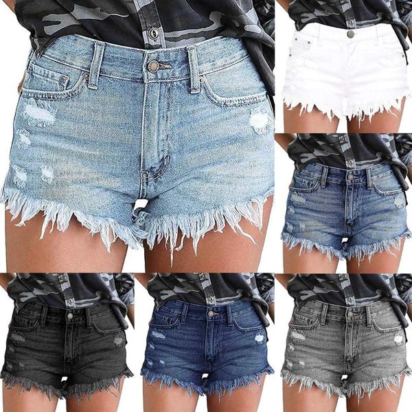 women's jeans summer hole denim shorts fashion beggars jean low waist capris pants streetwear trousers, Blue
women's jeans summer hole denim shorts fashion beggars jean low waist capris pants streetwear trousers, Blue