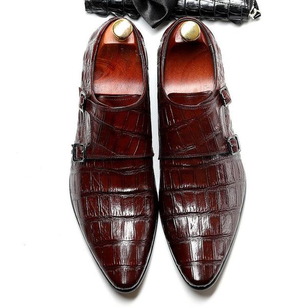 dress shoes high-end british leather crocodile pattern men's hair stylist white collar large size wedding wholesale, Black
dress shoes high-end british leather crocodile pattern men's hair stylist white collar large size wedding wholesale, Black