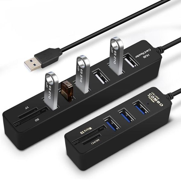 hubs usb hub 2.0 multi splitter high speed 3 6 ports hab tf sd card reader all in one for pc computer accessories
hubs usb hub 2.0 multi splitter high speed 3 6 ports hab tf sd card reader all in one for pc computer accessories