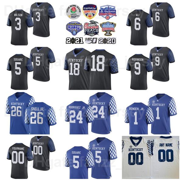 ncaa football college 3 terry wilson jersey kentucky wildcats 12 sawyer smith 1 lynn bowden jr 26 benny snell 15 stephen johnson 18 stanley, Black
ncaa football college 3 terry wilson jersey kentucky wildcats 12 sawyer smith 1 lynn bowden jr 26 benny snell 15 stephen johnson 18 stanley, Black