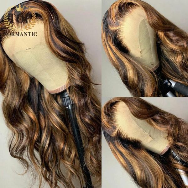 ormantic highlight color brazilian remy human hair wigs with baby 13x6x1 t lace loose wave wig wholesale, Black;brown
ormantic highlight color brazilian remy human hair wigs with baby 13x6x1 t lace loose wave wig wholesale, Black;brown