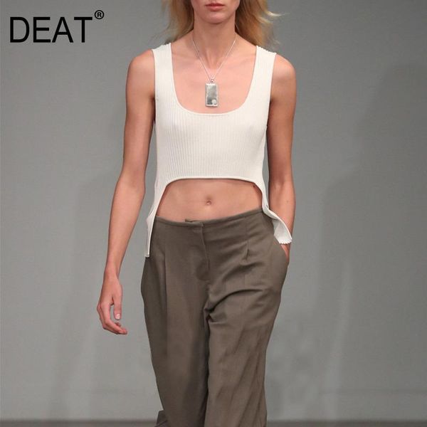 women's tanks & camis deat 2021 square collar sleeveless knitting slim elastic short t-shirt female wm29400l summer two pieces fashion, White
women's tanks & camis deat 2021 square collar sleeveless knitting slim elastic short t-shirt female wm29400l summer two pieces fashion, White