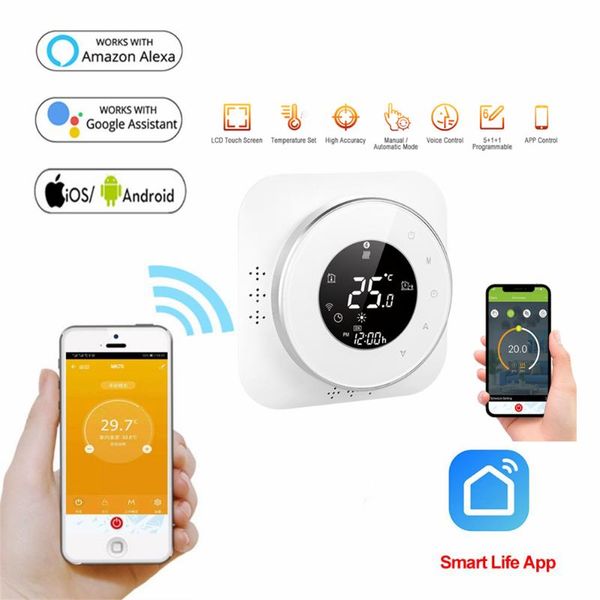 smart home control wifi boiler heating thermometer thermostat digital temperature controller voice app programmable
smart home control wifi boiler heating thermometer thermostat digital temperature controller voice app programmable