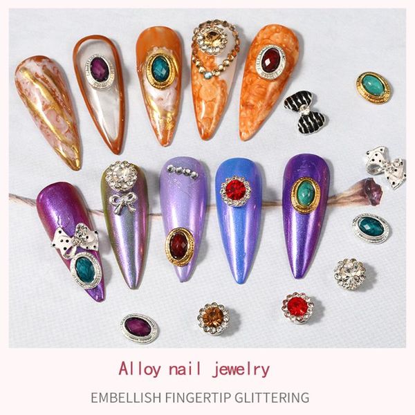 nail art decorations 1pc metal jewelry 3d oval multi-faceted crystal shiny rhinestones diy manicure nails press on of salon accessories, Silver;gold
nail art decorations 1pc metal jewelry 3d oval multi-faceted crystal shiny rhinestones diy manicure nails press on of salon accessories, Silver;gold