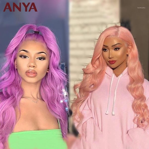 anya pink and purple13x4 transparent lace wigs body wave front human hair peruvian virgin for black women1, Black;brown
anya pink and purple13x4 transparent lace wigs body wave front human hair peruvian virgin for black women1, Black;brown
