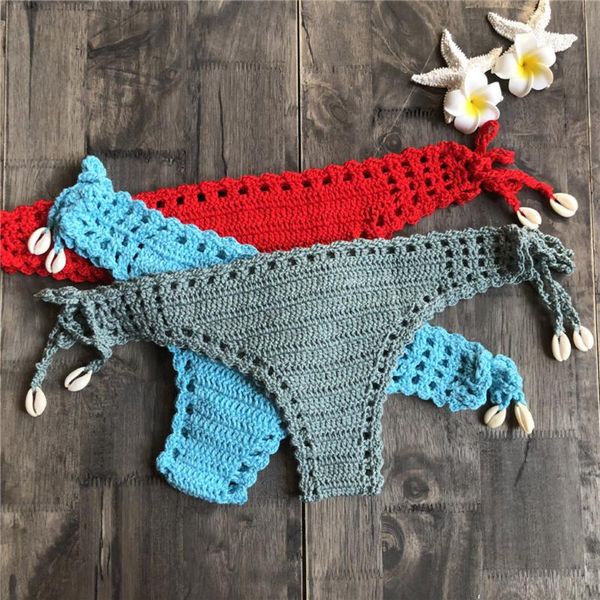 women tankini swimjupmsuit beachwear pad ladies retro beach hook knitted holiday shell bikini triangle swimming trousers a30419 two-piece su
women tankini swimjupmsuit beachwear pad ladies retro beach hook knitted holiday shell bikini triangle swimming trousers a30419 two-piece su