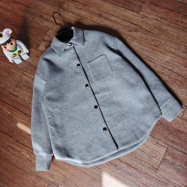 women's jackets autumn\/winter 2021 classic wool loose thin shirt-style lapel jacket -27-185, Black;brown
women's jackets autumn\/winter 2021 classic wool loose thin shirt-style lapel jacket -27-185, Black;brown