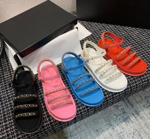 est 2021 open toe woman metal chain sandals soft genuine leather casual flats summer beach lady leisure shoes pink red black
est 2021 open toe woman metal chain sandals soft genuine leather casual flats summer beach lady leisure shoes pink red black