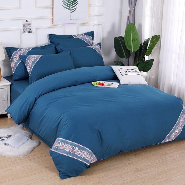 pure four pure color net red simple twill spring and summer all cotton nordic bedding sheet 4 piece set 13372
pure four pure color net red simple twill spring and summer all cotton nordic bedding sheet 4 piece set 13372