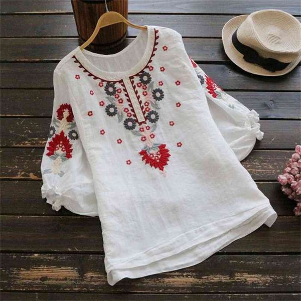 summer women tshirt plus size o-neck short sleeve loose cotton linen tee shirt femme vintage flowers embroidery hxj10 210512, White
summer women tshirt plus size o-neck short sleeve loose cotton linen tee shirt femme vintage flowers embroidery hxj10 210512, White