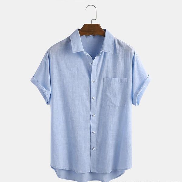 casual short sleeve cotton linen men's shirts fashion solid color turn down collar single breasted loose, White;black
casual short sleeve cotton linen men's shirts fashion solid color turn down collar single breasted loose, White;black
