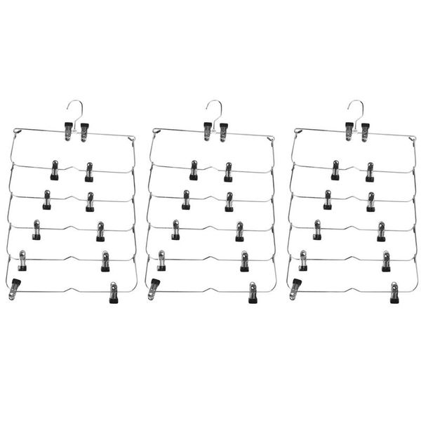 hangers & racks 3pcs 6-tier skirt pants shorts with adjustable clips space saving no slip organizer
hangers & racks 3pcs 6-tier skirt pants shorts with adjustable clips space saving no slip organizer