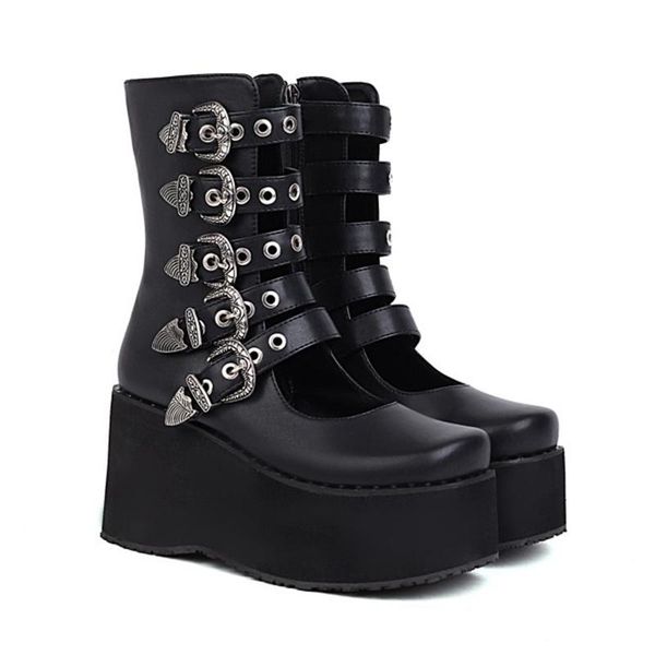 boots wedge heel belt buckle fashion women 2021 autumn retro muffin bottom plus size 43 44 shoes ladies mary jane high heels, Black
boots wedge heel belt buckle fashion women 2021 autumn retro muffin bottom plus size 43 44 shoes ladies mary jane high heels, Black