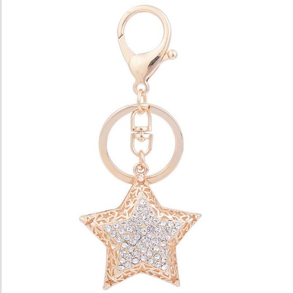 keychains creative pentagonal star car key chain exquisite fashion female bag ornaments small gifts wholesale, Silver
keychains creative pentagonal star car key chain exquisite fashion female bag ornaments small gifts wholesale, Silver