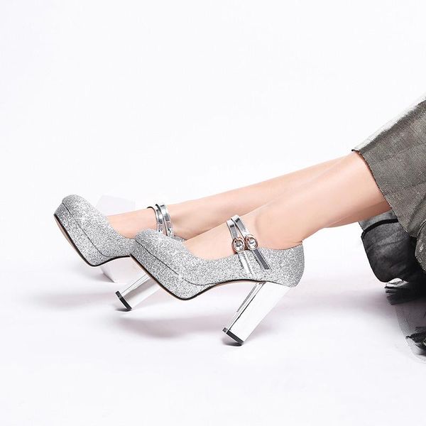 silver gold heels party wedding shoes mirror heel platform luxury cross buckle women high pumps summer dress, Black
silver gold heels party wedding shoes mirror heel platform luxury cross buckle women high pumps summer dress, Black