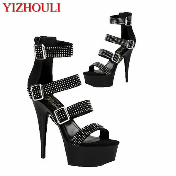 summer women's platform high-heeled black sequins decorate 15-cm pole dancing sandals with 6-inch shoes dress
summer women's platform high-heeled black sequins decorate 15-cm pole dancing sandals with 6-inch shoes dress