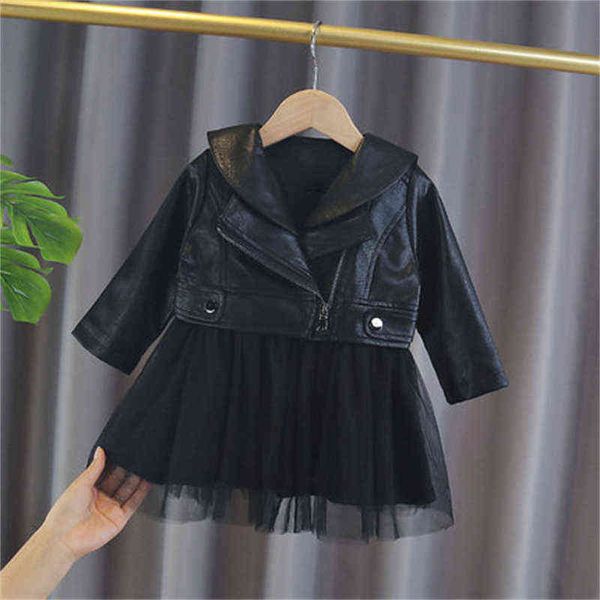 2pcs girls leather clothing sets removable cool tweed suits autumn winter preppy sweater boutique outfits for kids 1-7t party g220310, White
2pcs girls leather clothing sets removable cool tweed suits autumn winter preppy sweater boutique outfits for kids 1-7t party g220310, White