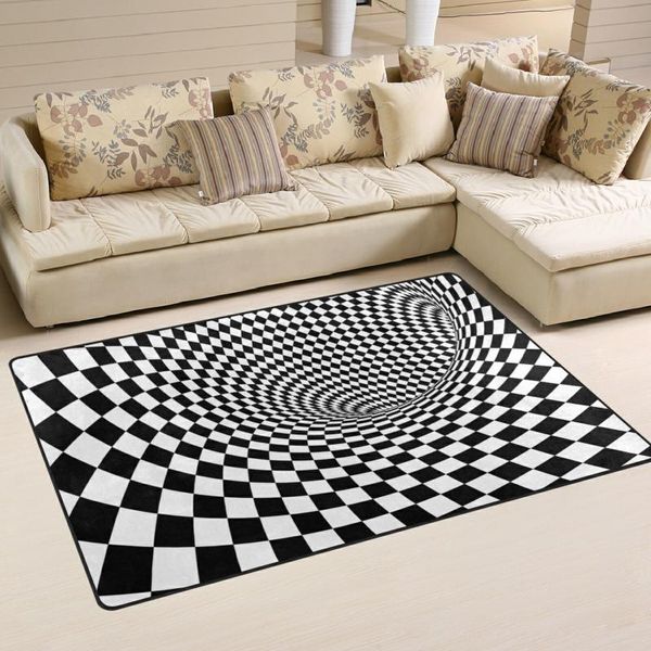 carpets creative 3d vortex illusion black white geometric room carpet entrance doormat living bedroom non-slip floor mat home decor
carpets creative 3d vortex illusion black white geometric room carpet entrance doormat living bedroom non-slip floor mat home decor