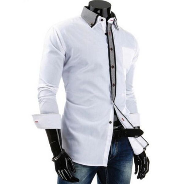 sale cool men's shirts american casual young man fashion boys slim fit -2xl clothes wholesale drop, White;black
sale cool men's shirts american casual young man fashion boys slim fit -2xl clothes wholesale drop, White;black