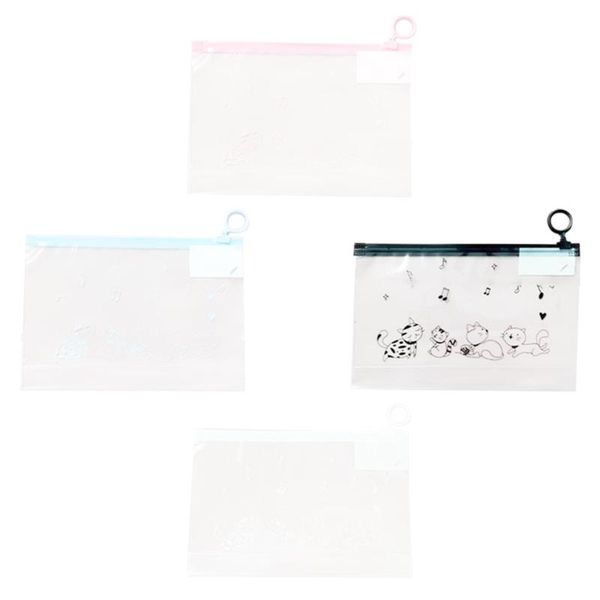 4pcs lovely stationery bags with zipper clear mask storage pouches (mixed color)
4pcs lovely stationery bags with zipper clear mask storage pouches (mixed color)