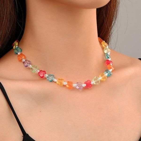 chokers 2021 korean colorful butterfly necklace acrylic transparent resin boho beaded clavicle necklaces for women girls jewelry, Golden;silver
chokers 2021 korean colorful butterfly necklace acrylic transparent resin boho beaded clavicle necklaces for women girls jewelry, Golden;silver