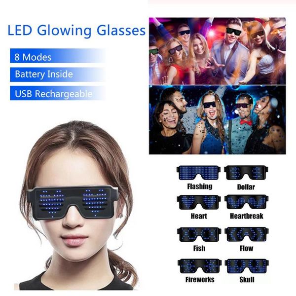 party decoration 4 colors usb charging led lighting eyeglasses glowing 10 patterns luminous glasses for halloween bar ktv using 5v/1a
party decoration 4 colors usb charging led lighting eyeglasses glowing 10 patterns luminous glasses for halloween bar ktv using 5v/1a