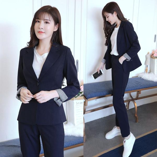 women's suits & blazers suit female 2021 spring models temperament slim thick lapel small + trousers elegant and stylish two-piece leis, White;black
women's suits & blazers suit female 2021 spring models temperament slim thick lapel small + trousers elegant and stylish two-piece leis, White;black