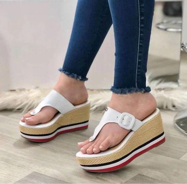 women sandals 2021 heels woman slippers platform wedges shoes ladies summer slides mujer buckle flip flops plus size 43, Black
women sandals 2021 heels woman slippers platform wedges shoes ladies summer slides mujer buckle flip flops plus size 43, Black
