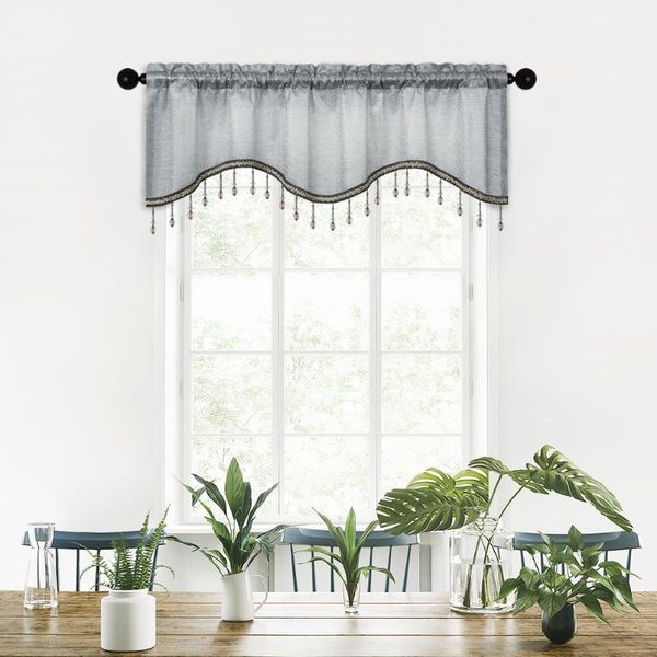 curtain & drapes silver grey tulle valance for living room kitchen semi sheer scalloped curtain tier with tassel bedroom
curtain & drapes silver grey tulle valance for living room kitchen semi sheer scalloped curtain tier with tassel bedroom