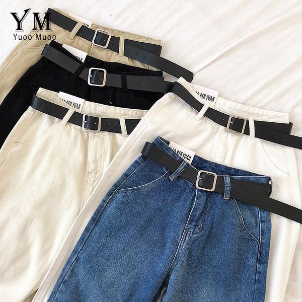 women's jeans yuoomuoo 2021 high waist all match boyfriend for women mom black with belt casual ankle-length denim pants, Blue
women's jeans yuoomuoo 2021 high waist all match boyfriend for women mom black with belt casual ankle-length denim pants, Blue
