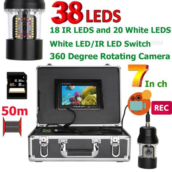cameras 7 inch dvr 50m underwater fishing video camera fish finder ip68 waterproof 38 leds 360 degree rotating
cameras 7 inch dvr 50m underwater fishing video camera fish finder ip68 waterproof 38 leds 360 degree rotating