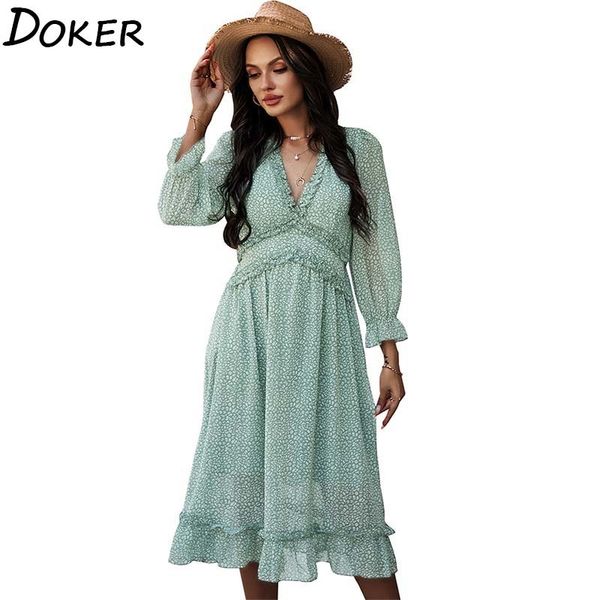 summer spot simple dress printed solid color half sleeve long skirt female deep v-neck ruffles casual waist dress women 210423, Black;gray
summer spot simple dress printed solid color half sleeve long skirt female deep v-neck ruffles casual waist dress women 210423, Black;gray
