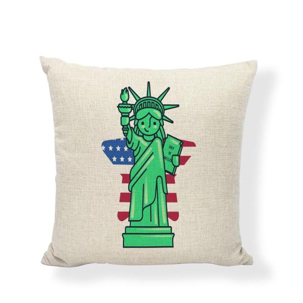 cushion/decorative pillow cartoon image cushion cover statue of liberty elephant torch cake american independence day style case home sofa d
cushion/decorative pillow cartoon image cushion cover statue of liberty elephant torch cake american independence day style case home sofa d