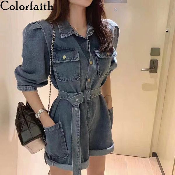 women's jumpsuits & rompers colorfaith 2021 summer woman denim casual fashionable lace up short wide leg pants cargo playsuit js531, Black;white
women's jumpsuits & rompers colorfaith 2021 summer woman denim casual fashionable lace up short wide leg pants cargo playsuit js531, Black;white