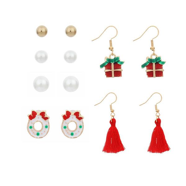 earrings & necklace 6pcs/set many different combinations cute christmas for women girls fashion jewelry super 2021 xmas decoration, Silver
earrings & necklace 6pcs/set many different combinations cute christmas for women girls fashion jewelry super 2021 xmas decoration, Silver