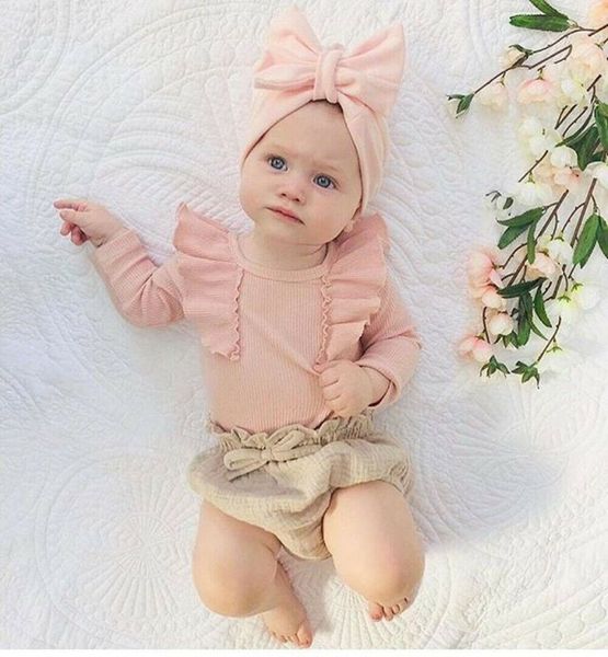 toddler born baby girls clothing set flower costumes knit t shirts + bow bloomer shorts outfits 210515, White
toddler born baby girls clothing set flower costumes knit t shirts + bow bloomer shorts outfits 210515, White