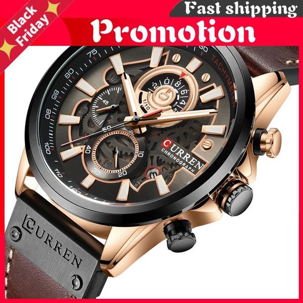 wristwatches 8380 fashion chronograph clock men leather watch casual sport watches for quartz wristwatch relogio masculino, Slivery;brown
wristwatches 8380 fashion chronograph clock men leather watch casual sport watches for quartz wristwatch relogio masculino, Slivery;brown